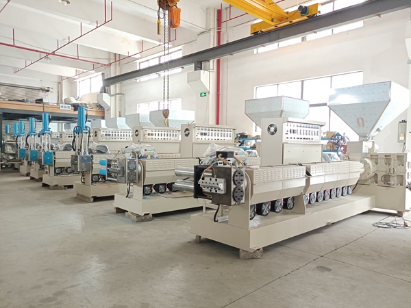 Single Screw Plastic  Pelletizing Extrusion Machine 