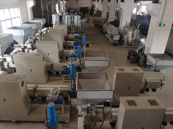 Single Screw Plastic  Pelletizing Extrusion Machine 