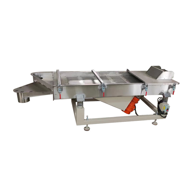 Plastic Vibrating Screen Machine With Hopper